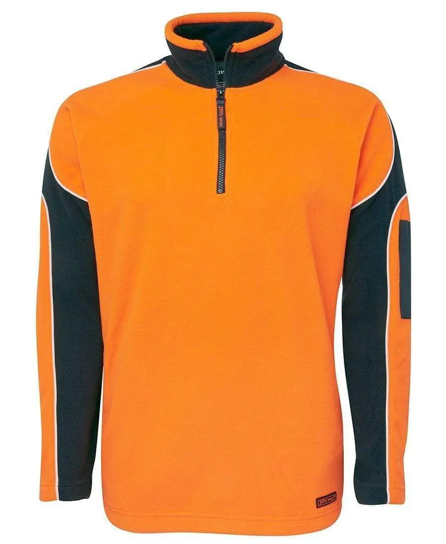 JB'S Hi-Vis Arm Panel Polar Sweat 6H4AP Metro Workwear.